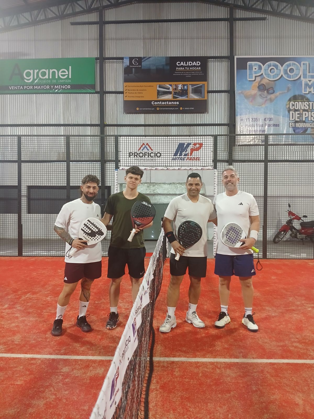 Foto de Braschi, Luis / Rivas, Uriel vs Gargiulo, Hernán Daniel / Lopes, Jonatan Esteban