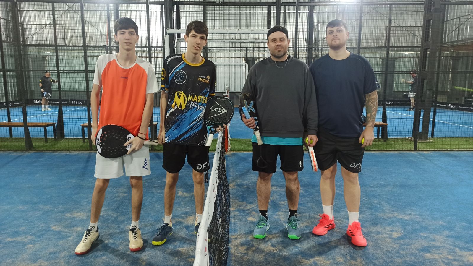 Foto de Baldino, Lucas / Jellussich, Julio vs Weber, Nicolás / Weber, Tomás