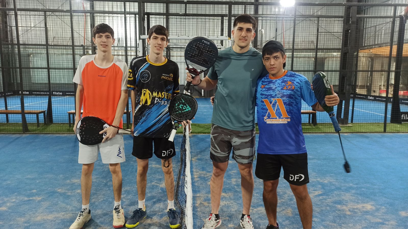Foto de Weber, Nicolás / Weber, Tomás vs Figueroa, Matías / Sosa, Alejo