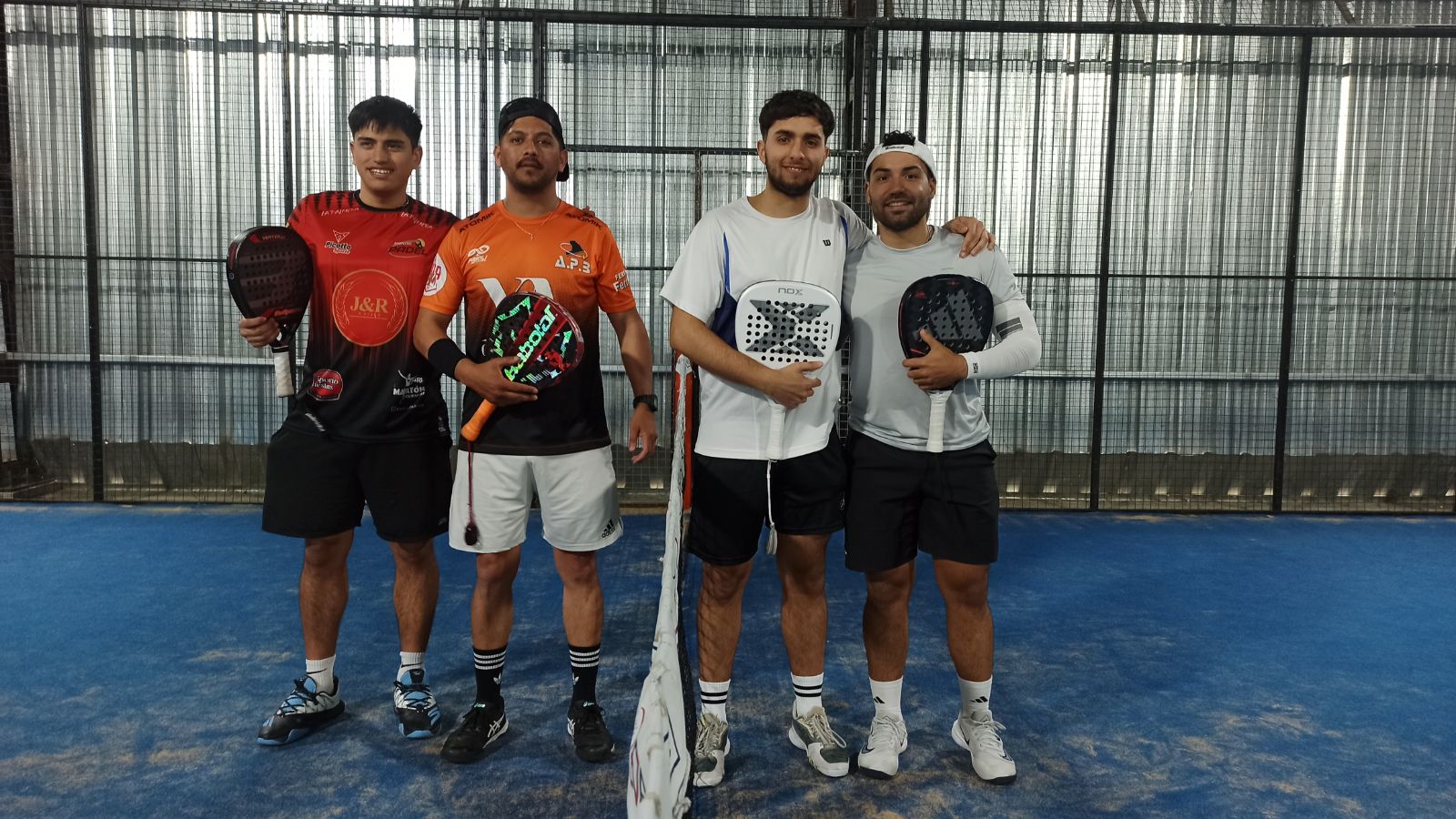 Foto de Carranza, Braian Enrique / Jara, Alejandro Anibal vs Andrade, Franco / Hernández, Martín
