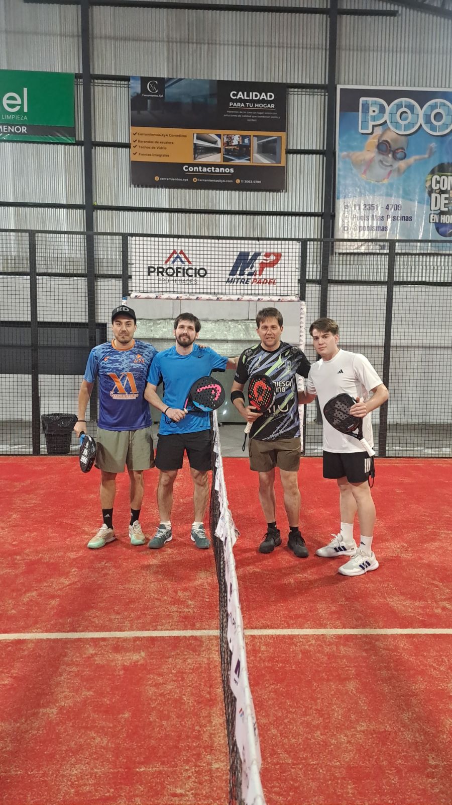 Foto de Favatier, Facundo / Gonzalez, Ramiro vs Aristimuño, Gastón / Cavazzoni, Joaquín