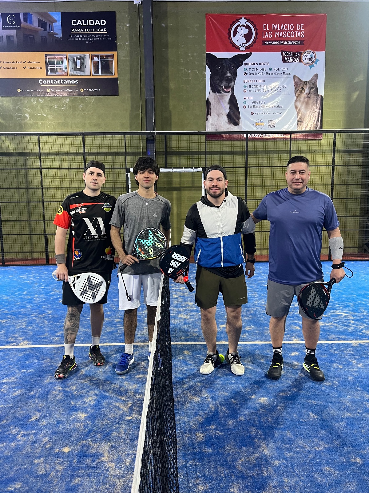Foto de Diaz, Gonzalo / Lagoria, César vs Esquivel, Nahuel / Moya, Bruno