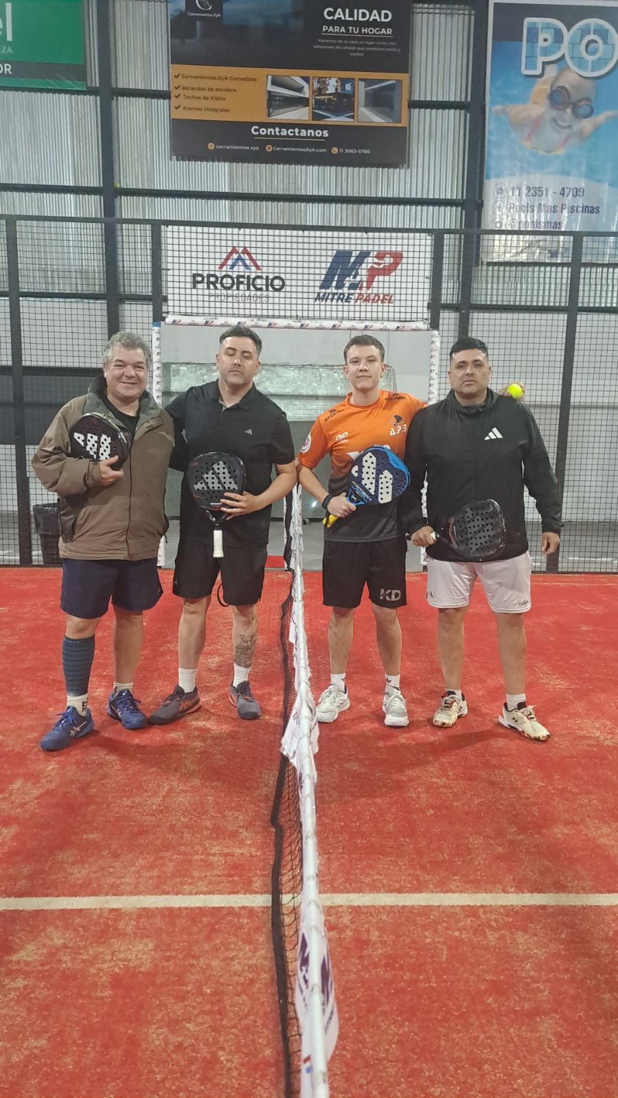 Foto de Quiroga, Eduardo / Zanet, Lautaro vs Meden, Gonzalo / Viera, Gastón