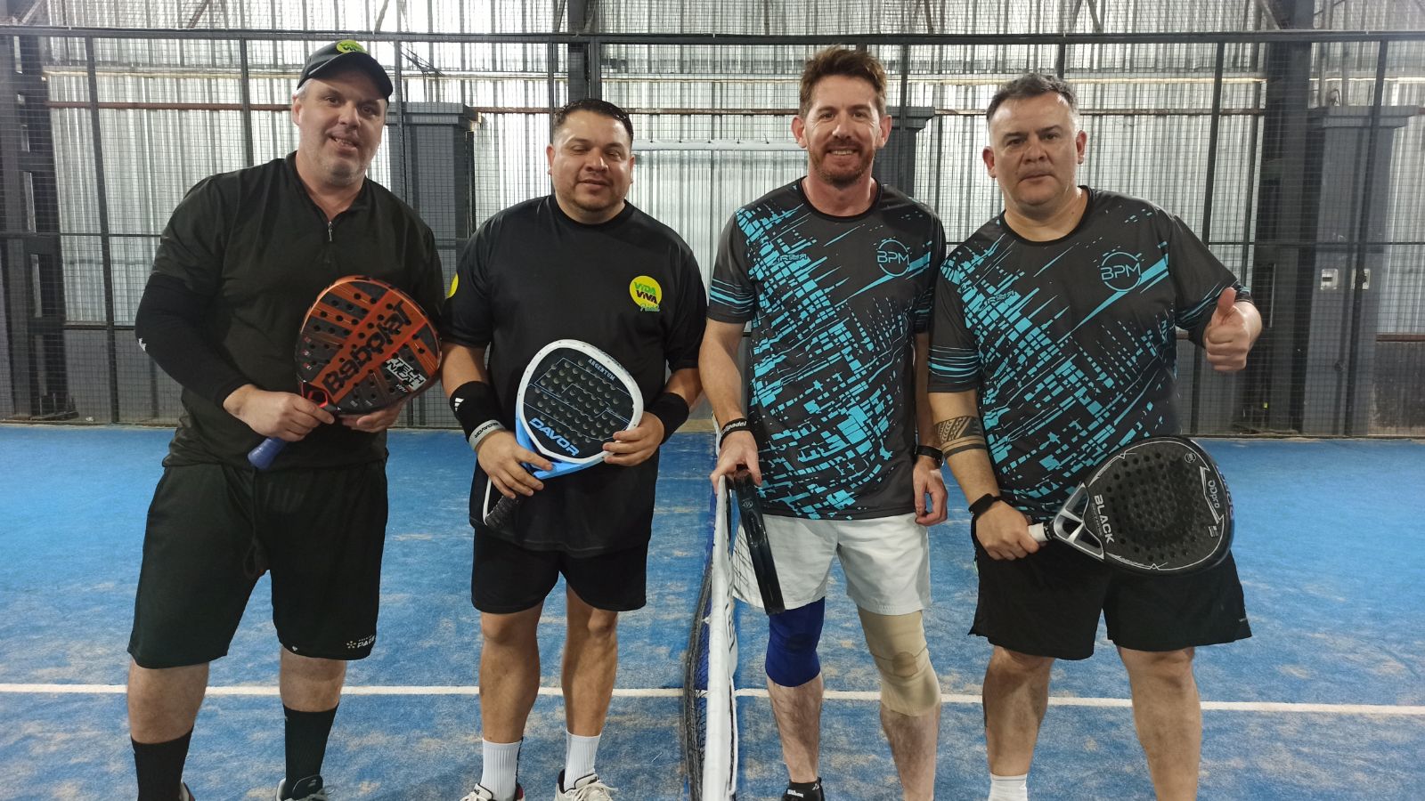 Foto de Bernis, Eduardo Sergio / Gallina, Hernan Matias vs Montero, Victor / Montero, Claudio