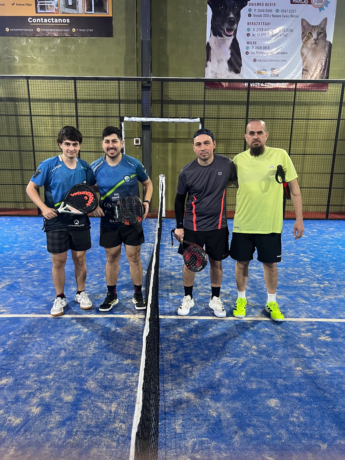 Foto de Antoniak, Fernando / Rios, Gabriel vs Conde Meira, Matias / Salvatierra, Marcelo