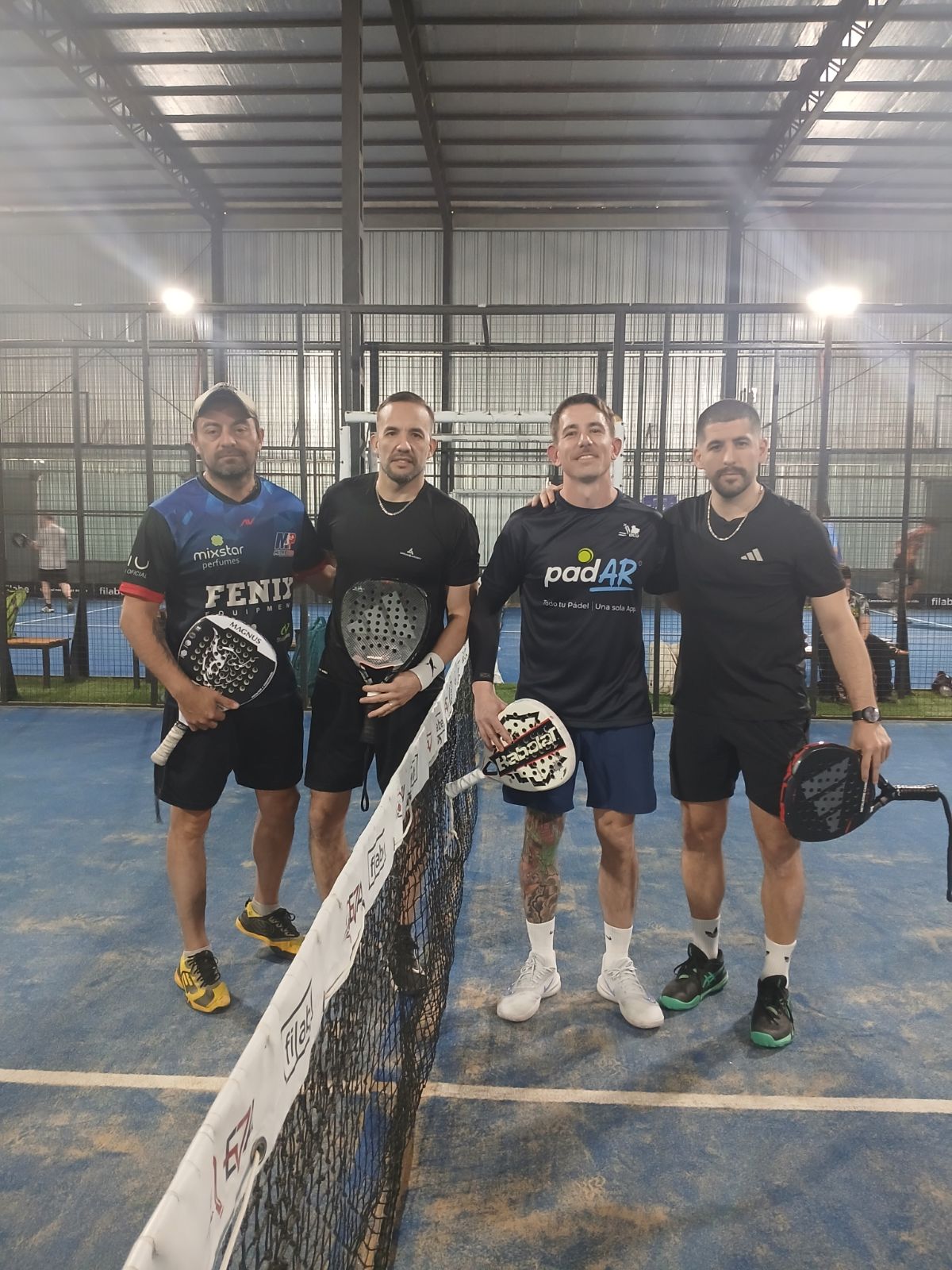 Foto de Casasola, Emanuel / Maldonado, Marcelo vs Daureli, Maximiliano / Dominguez, Mariano Ezequiel