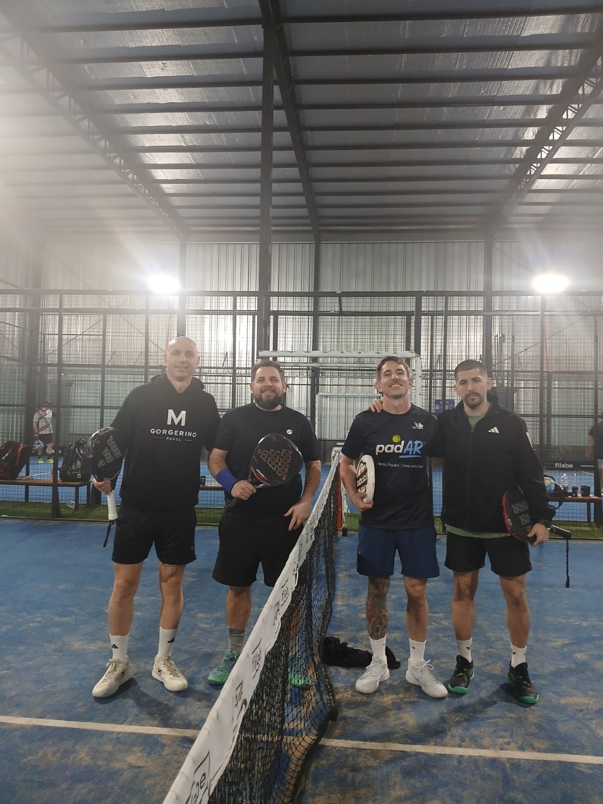 Foto de Daureli, Maximiliano / Dominguez, Mariano Ezequiel vs Baliño, Nicolas Gustavo / Monti, Lucas