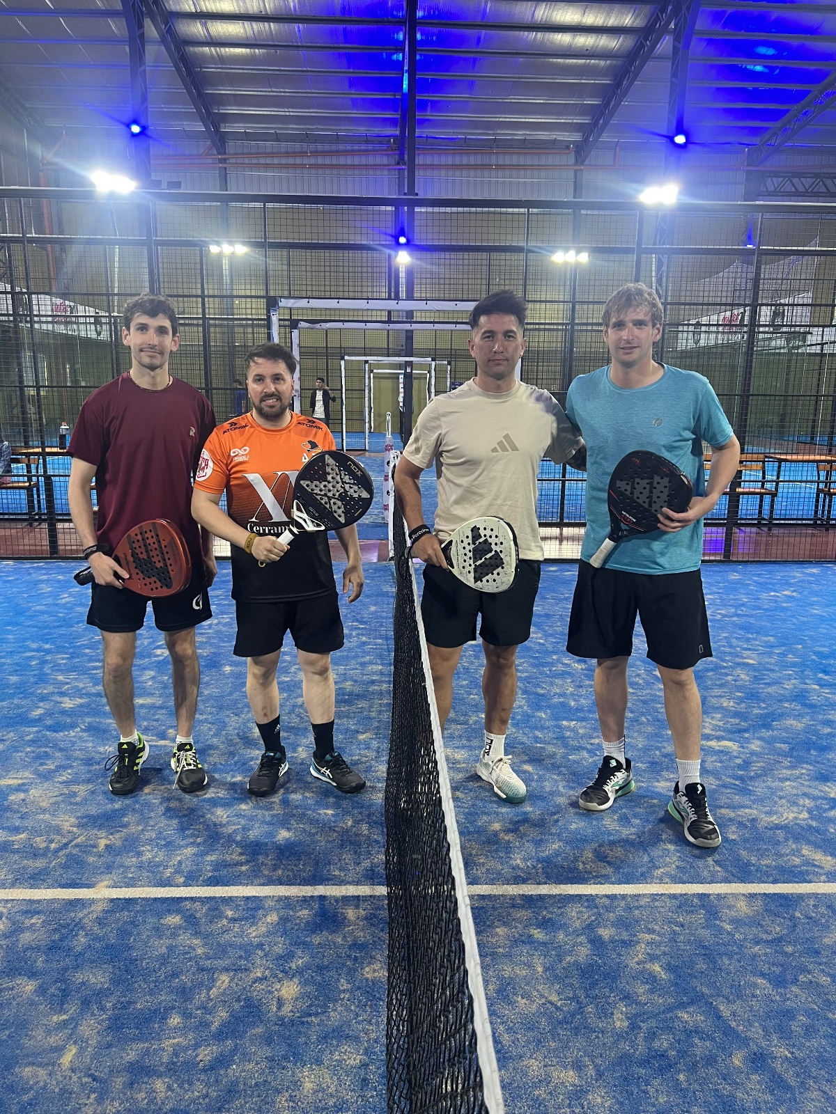 Foto de Cabezal, Cristian / Perez Dunel, Leandro vs Gerez, Fernando Oscar / Partesano, Facundo