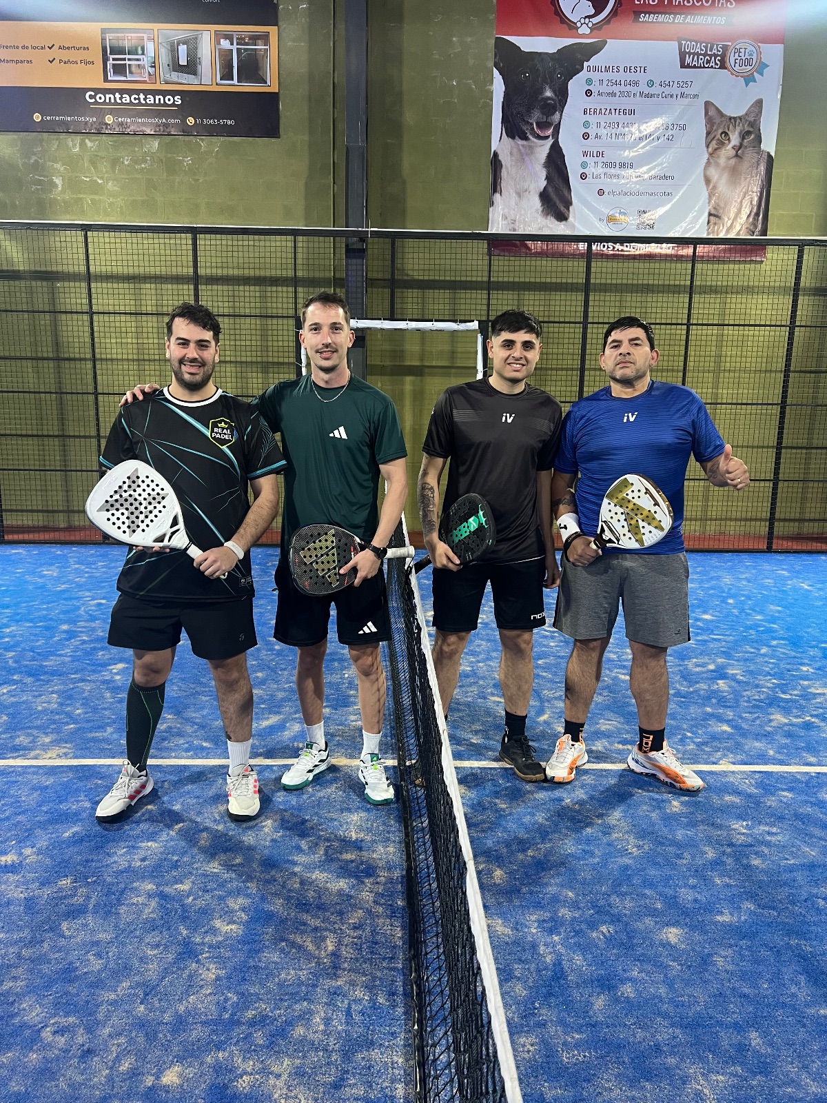 Foto de Salvatierra, Israel / Salvatierra, Pablo vs Castro, Matias / Maldonado, Matías Damian