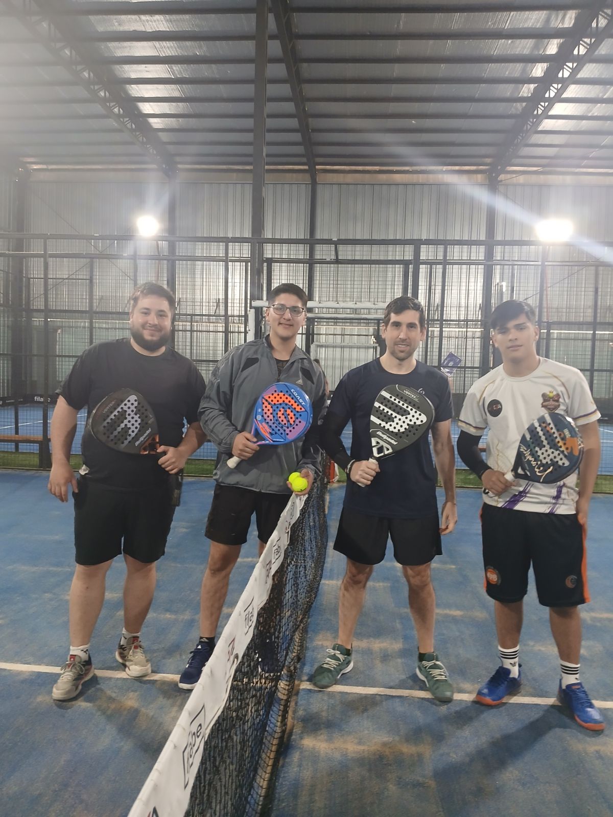 Foto de Barraza, Braian / Ghiglione, Facundo vs Graffigna, Mauro / Sandoval, Mateo