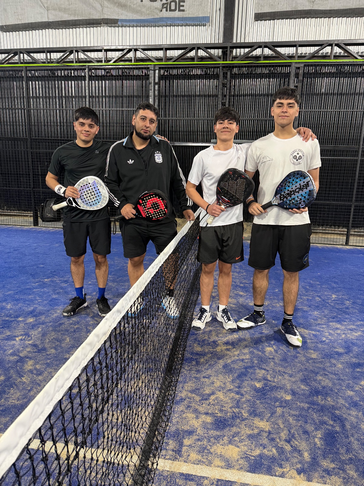 Foto de Miño, Mateo / Sanabria, Nestor José vs Albornoz, Fabrizio / Monges, Matías