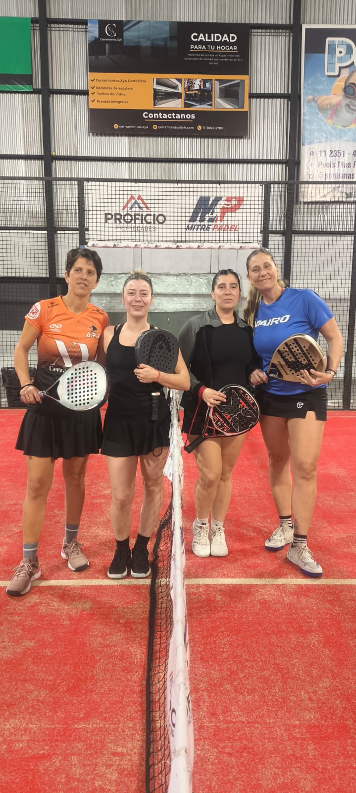 Foto de Binetti, Milena Anabela / Mateos, Agustina vs Cirigliano, María Sol / Ruiz, Claudia Jorgelina