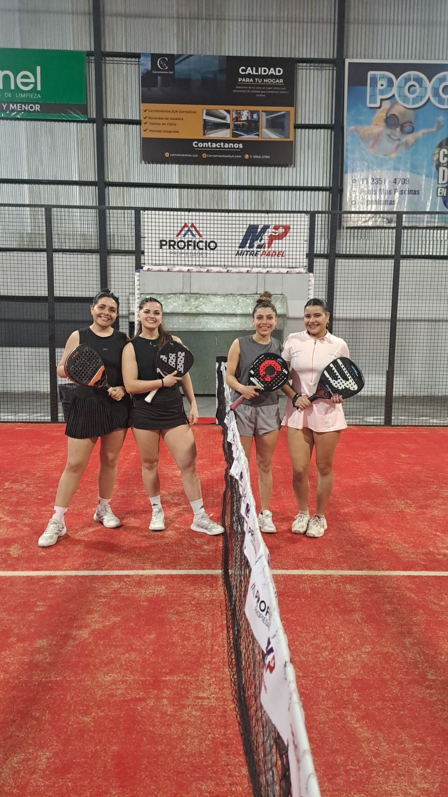 Foto de Burgos, Noe / Torres, Tatiana vs Luna, Keila / Paez, Sabrina