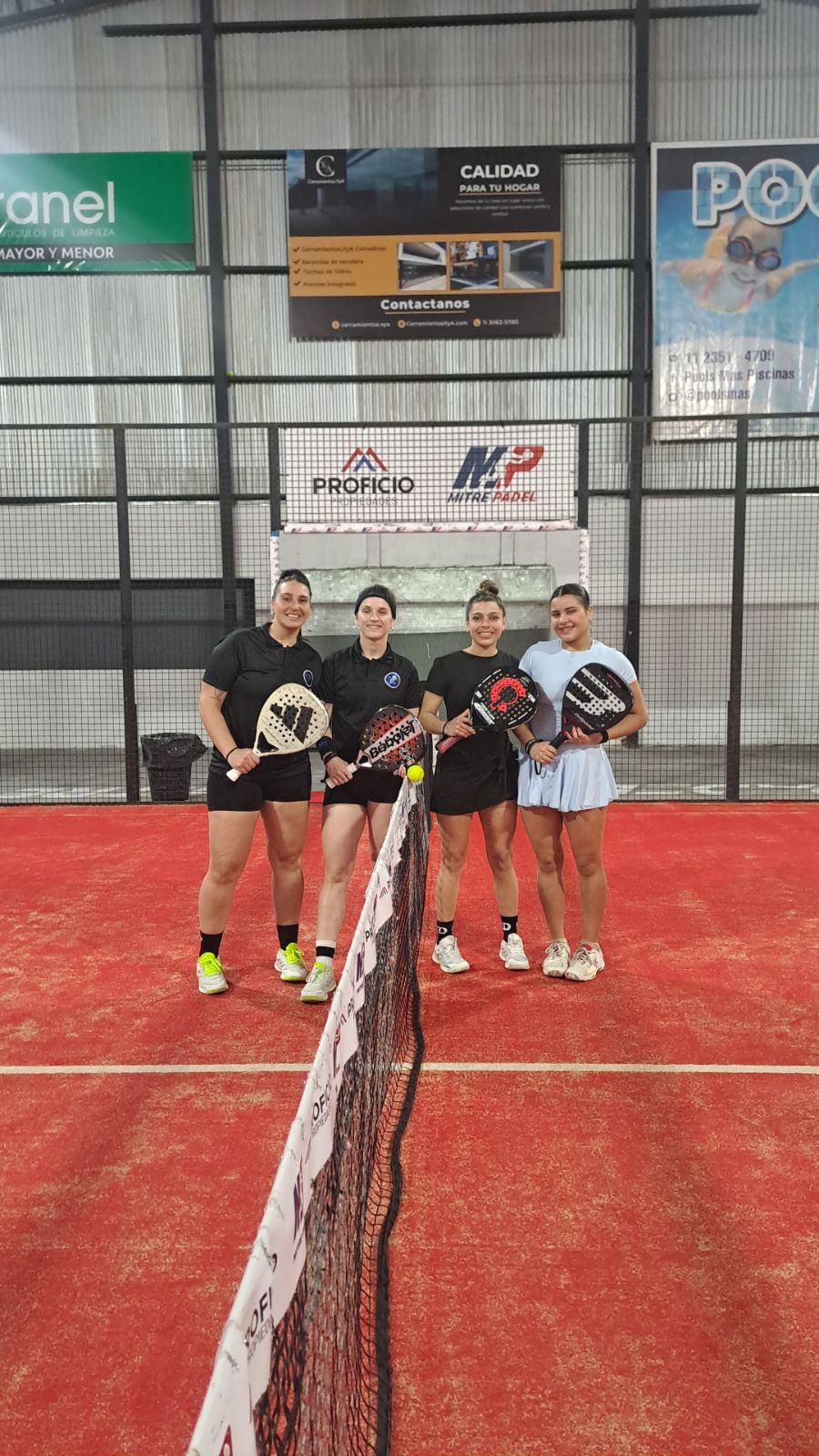 Foto de Burgos, Noe / Torres, Tatiana vs Benedetto, Adriana / Gómez, Melina