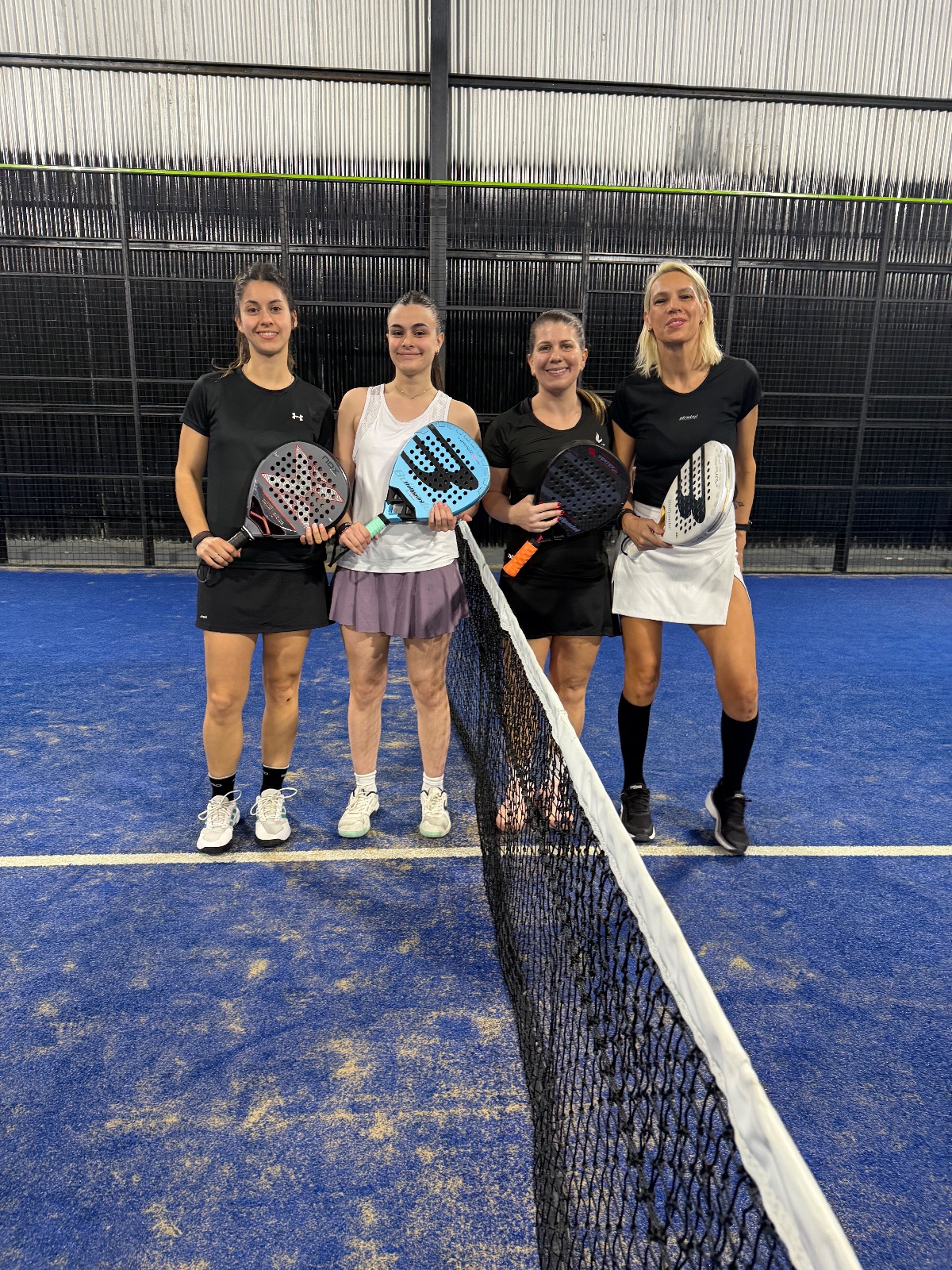 Foto de Luna, Andrea / Rébora, Florencia vs Portillo, Sabrina Stephanie / Sartori, Lourdes
