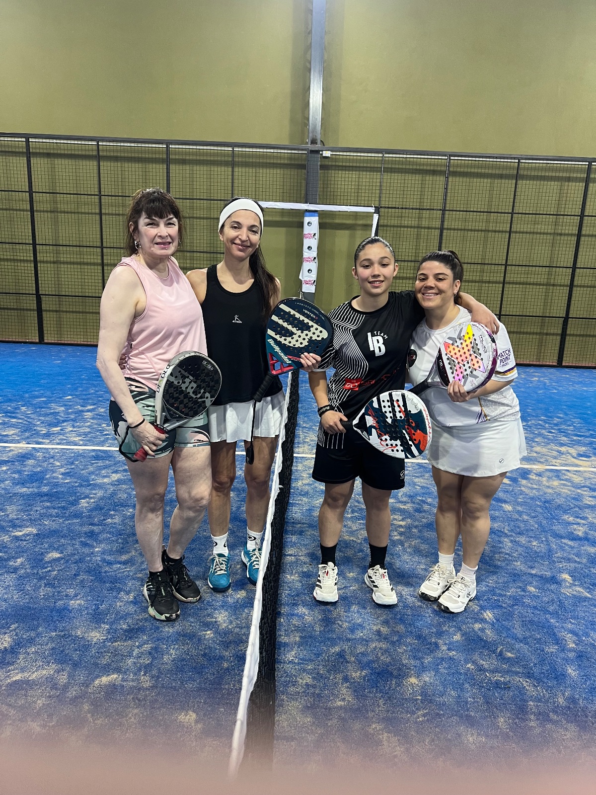 Foto de Cejas, Karina / Gómez, Silvana Marcela vs Dello Iacono, Morena / Gutierrez, Florencia